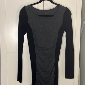 Body-con sweater dress